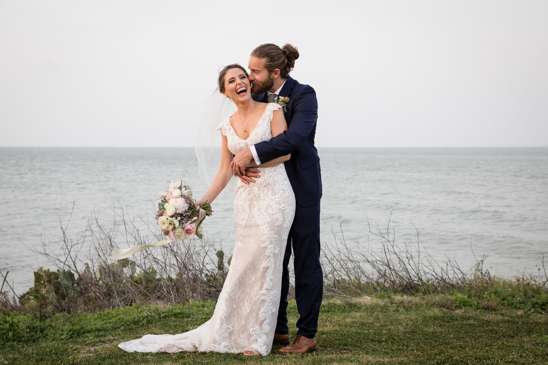 Couple by the Gulf coast